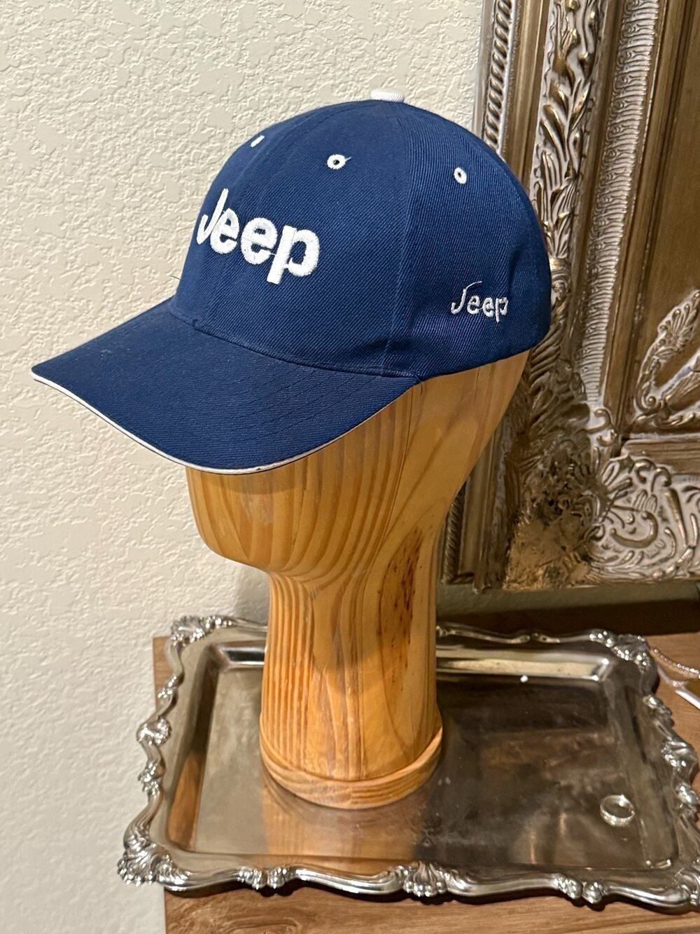 Jeep Navy Blue Adjustable Baseball Cap MK CAP, 65% Cotton 35% Polyester